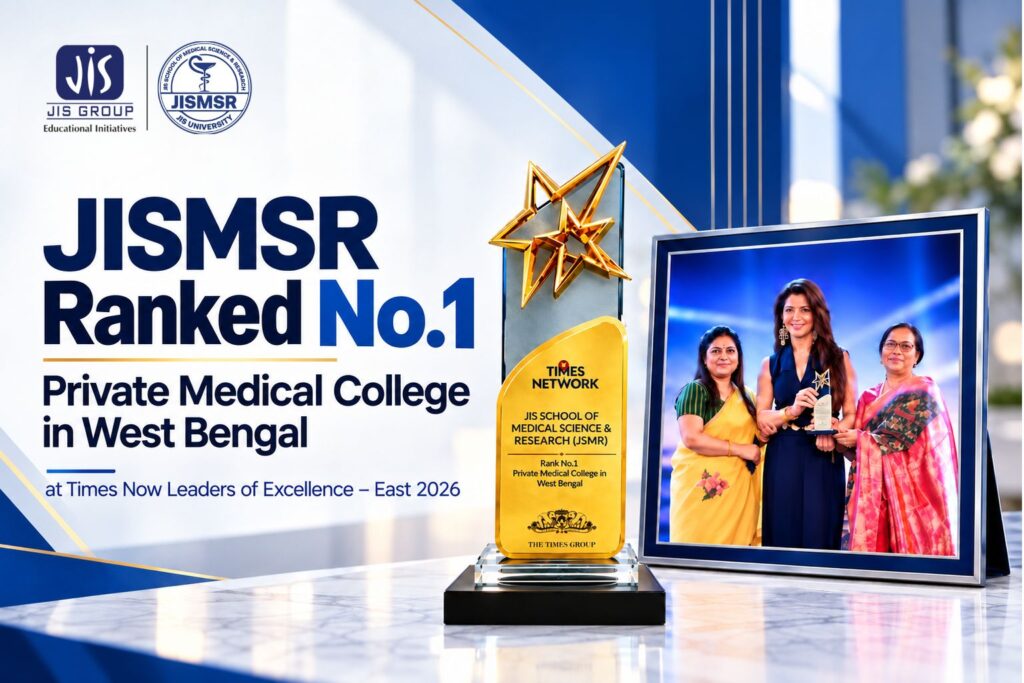 JISMSR Rank No. 1 Private Medical College in West Bengal at Times Now Leaders of Excellence 2026
